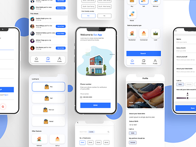 Buy, Sell, or Rent Your Dream House! | Home Hub adobe xd app design architecture branding business buy and sell home app case study custom mockups design figma graphic design illustration logo search home app typography ui ux vector web design