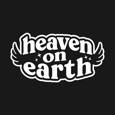 Heaven on Earth Typography branding design designer graphic design graphic designer hire illustration logo ui ux vector