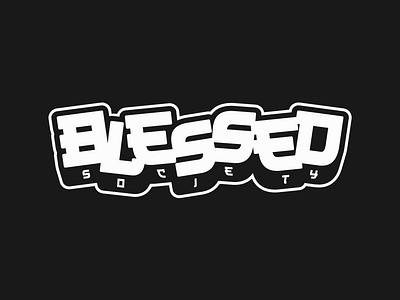 Blessed Society Logo Design blessed blessed logo branding car brand car logo design drift car drift logo graphic design illustration illustrator jdm logo ui ux vector