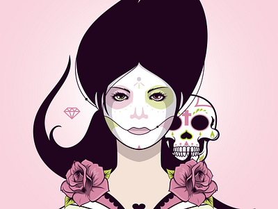 Dia de muertos III adobe adobeillustrator adobephotoshop characterdesign illustration illustrator vector