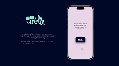 Widle App app app concept app design branding design logo mobile product design ui ux