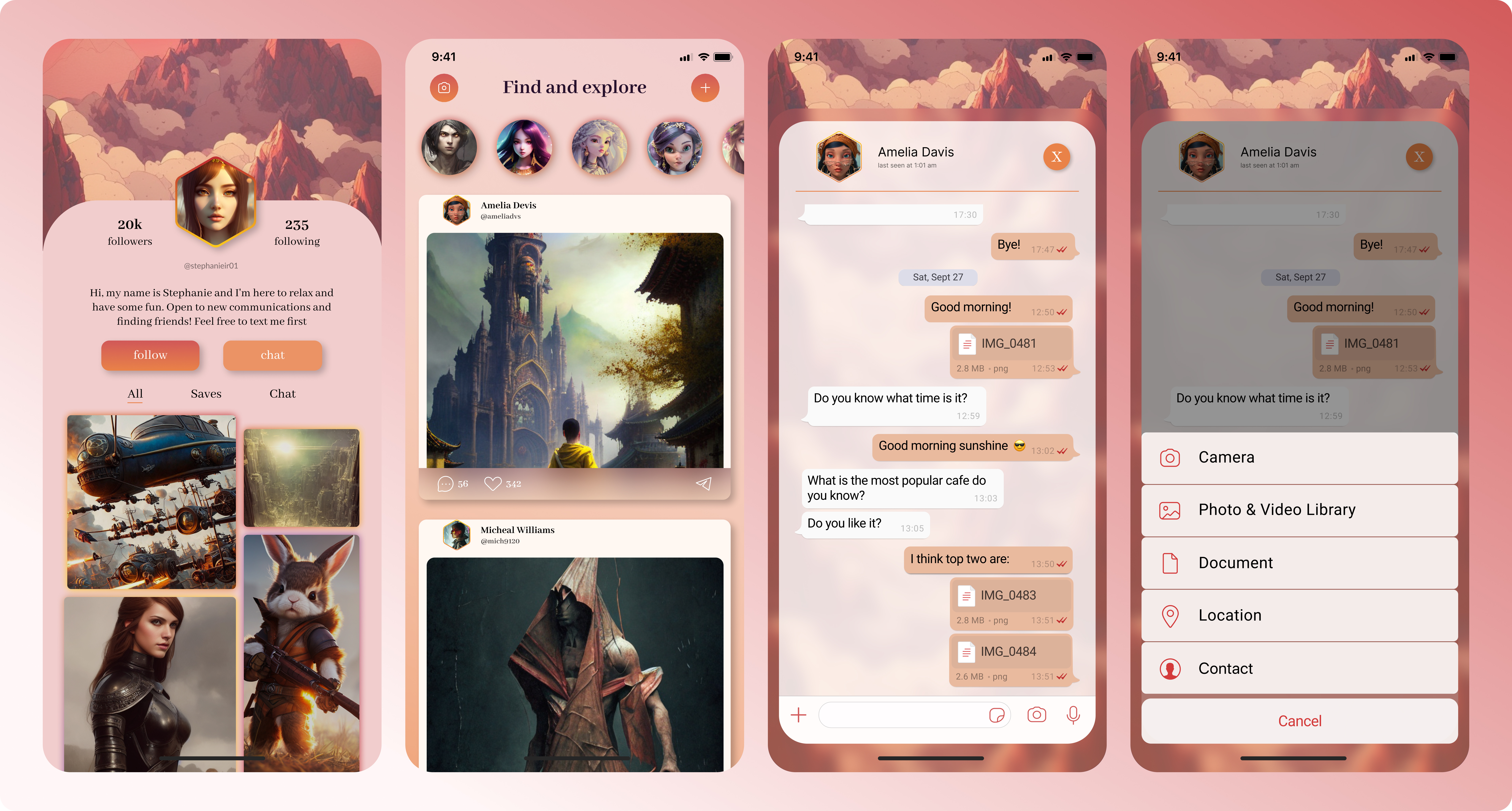 Example of Web App Design