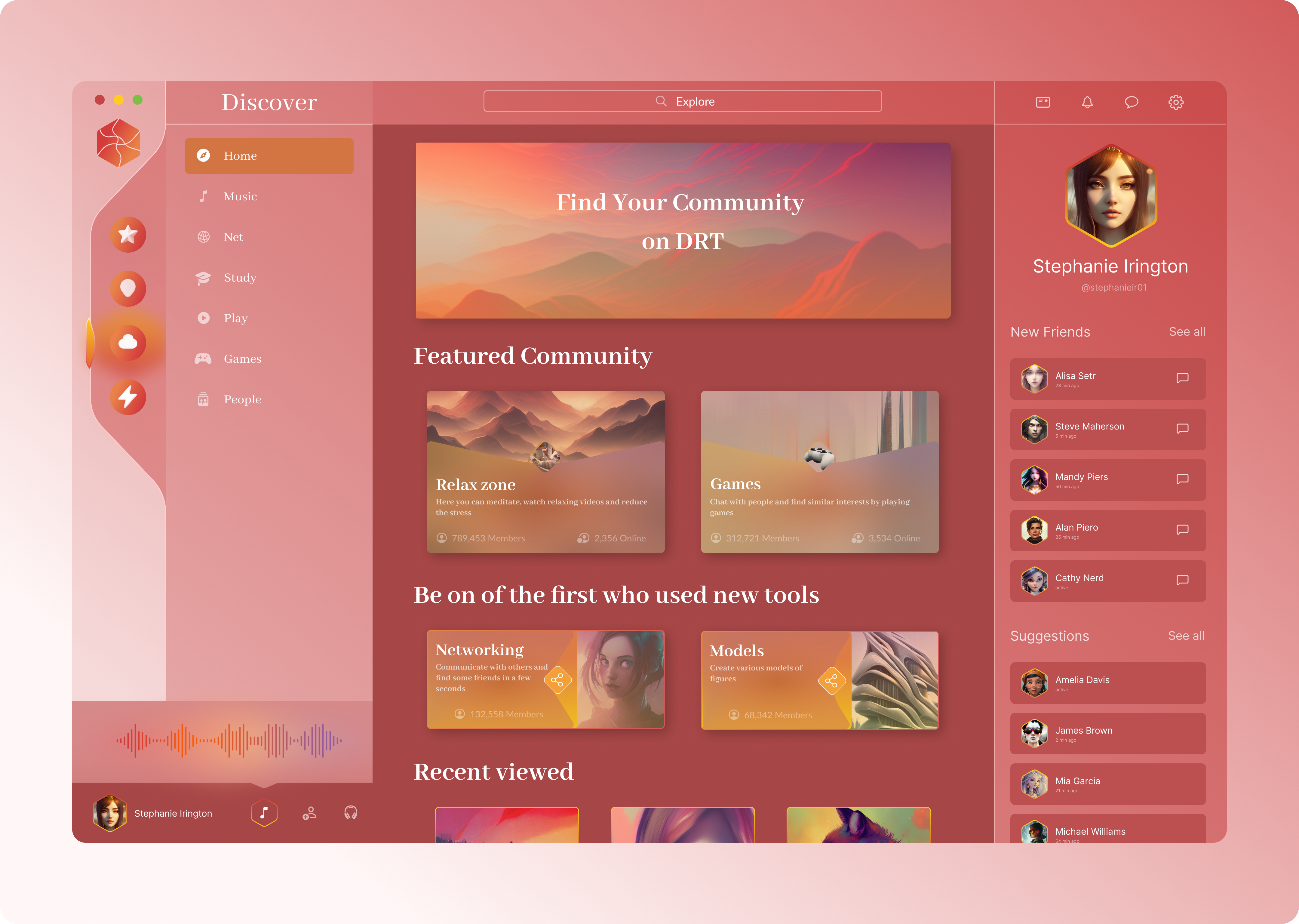 Example of Web App Design