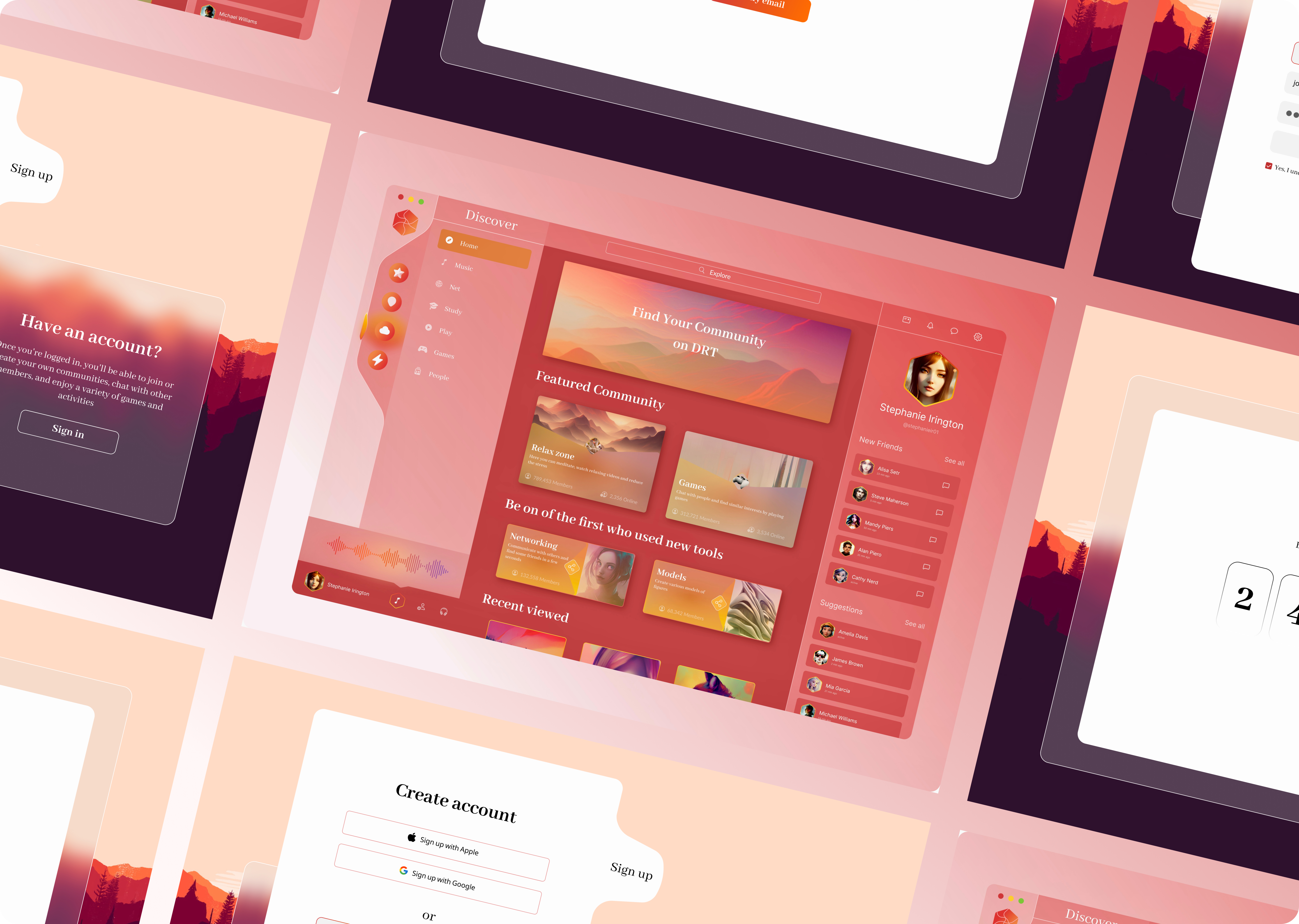 Example of Web App Design