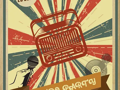 retro vintage poster and T shirt design design graphic design logo retro design vintage design