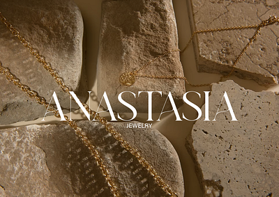 Anastasia jewelry branding brandlogo graphic design jewelry jewelrybrand logo