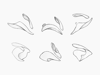 Bunny logo sketch brand branding design logo logotype minimalism sketch