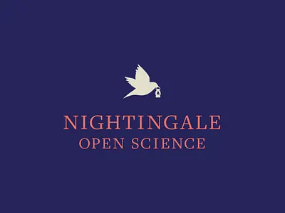 Nightingale Open Science branding computationalmedicine data datascience design graphic design healthscience illustration logo medicaldata openscience publicgood science typography visual identity
