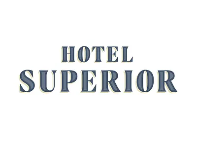 Hotel Superior, New Orleans branding design graphic design hotel lettering logo neworleans typography visual identity