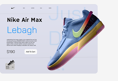 Shoe Web Design
