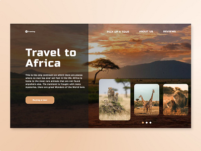 Design сoncept Africa africa concept design figma travel