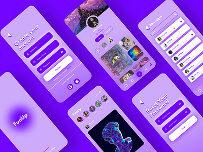 Social Media App- User Interface design explore figma graphic design ui uiux userinterface webdesign