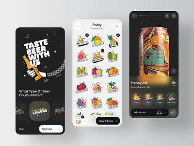 BrewSip - Craft Beer Marketplace acl alcohol app beer design food ios marketplace product rondesign uxdesign