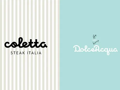 Coletta branding chicago design graphic design italian logo restaurant steak typography visual identity