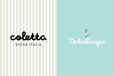 Coletta branding chicago design graphic design italian logo restaurant steak typography visual identity