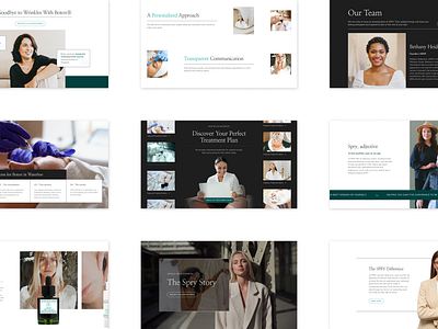 Spry Skin and Wellness - Web Design aesthetics botox cosmetics home page med spa medical aesthetics medical spa medical website medspa skin skin care skincare skincare product spry teal user experience web design website website design wellness