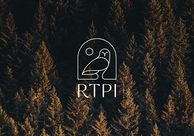 RTPI Brand Identity branding custom type icon logo museum branding nature non profit branding owl