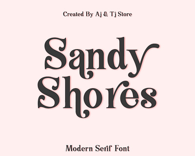Sandy Shores - Retro Serif Font