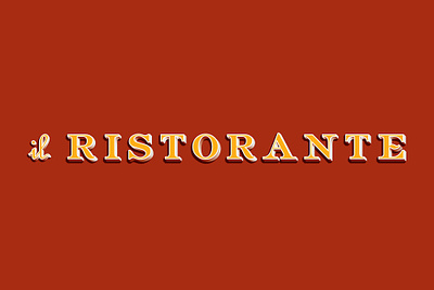 Il Ristorante branding chicago design graphic design italian italianrestaurant logo ristorante typography visual identity