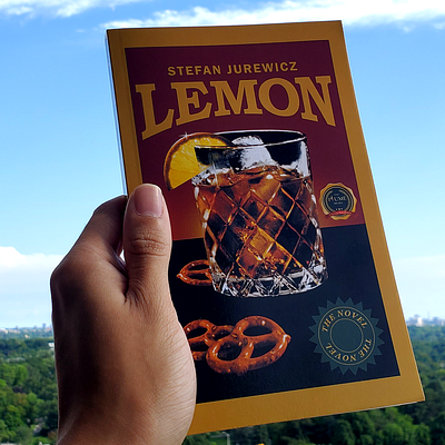 "LEMON" The Novel Cover branding design graphic design typography