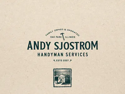 Andy Sjostrom branding design graphic design handyman illustration logo typography vector visual identity