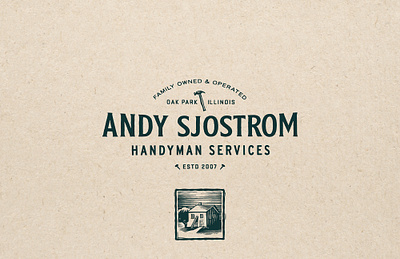 Andy Sjostrom branding design graphic design handyman illustration logo typography vector visual identity