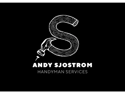 Andy Sjostrom branding design funny graphic design handyman illustration local logo typography visual identity