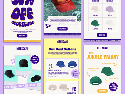 EDM - Email Marketing for Weekday Goods branding design edm email marketing graphic design marketing