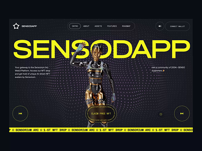 Senso Dapp: Interactions Part 1 animation product service ui ux web website