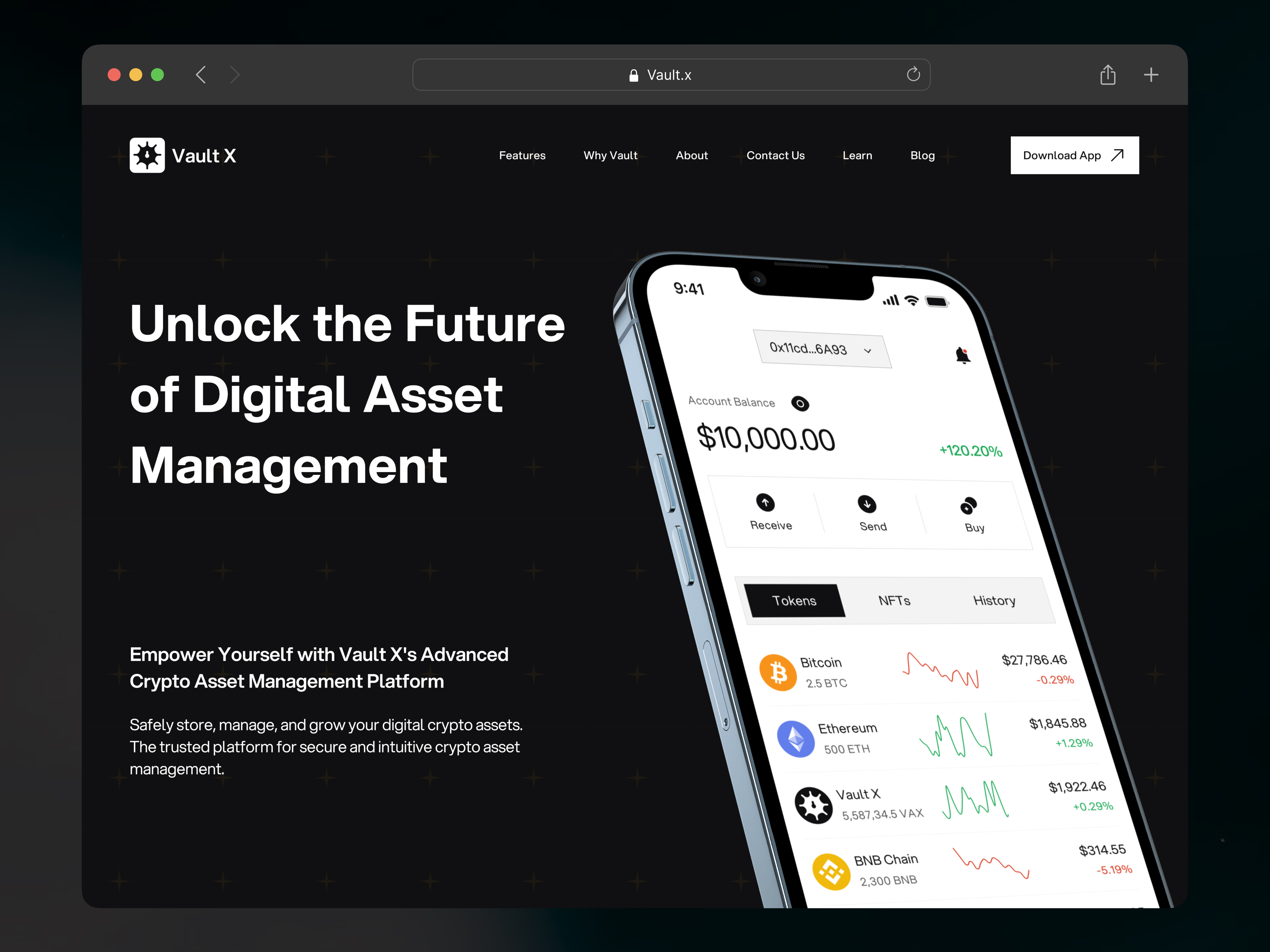 Crypto App Website app beautifull bitcoin crypto crypto website cryptocurrency defi design ethereum exchange landing page minimal nft payment transaction ui design uiux web design web3