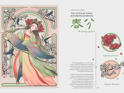Spring Equinox-The 24 Solar Terms Anthropomorphism character design design graphic design illustration