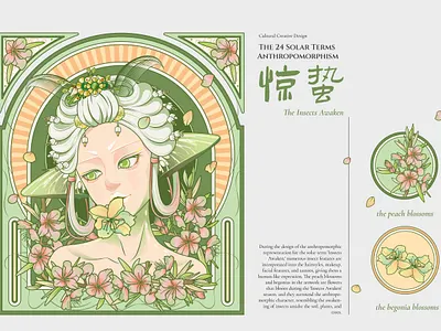 INSECTS AWAKEN-The 24 Solar Terms Anthropomorphism character design design graphic design illustration