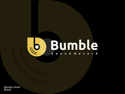 B Bumble monogram logo design apparel b brand branding company design dubai graphic design illustration initial jewellry letter lettering logo monogram record sound usa vector