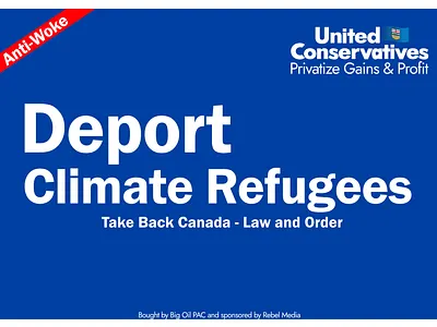 Class Warfare & Climate Change affinity amateur climate change design parody satire social justice typography vector