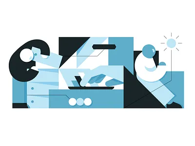 Data Illustration branding data illustration illustrator research statistics