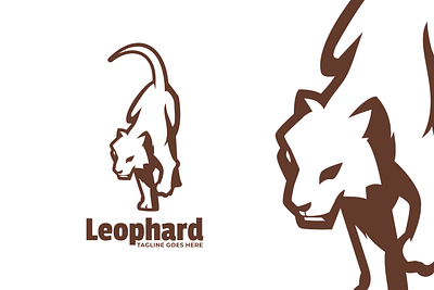 Leophard animal branding cute mascot design graphic design illustration logo ui vector