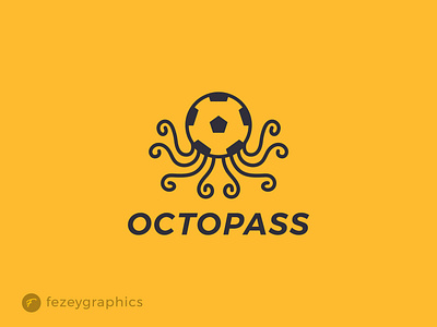 Octopus logo, Football logo design artwork brand logo branding combination creativelogo design football graphic design logo logodesign lototype minimalist logo modern logo octopus simple logo vector