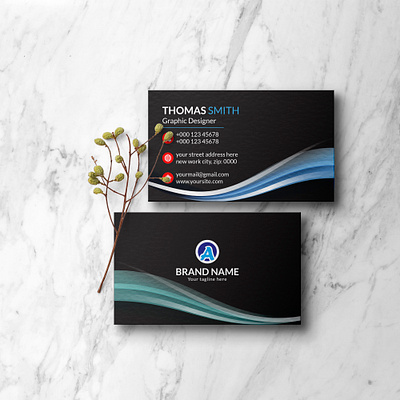 Corporate Business Card Design best branding card corporate business clean design color business card company corporate creative digital marketing internet lobusiness logo modern personal photo print print ready template vector visiting card