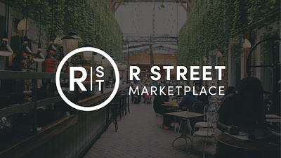 R Street Marketplace branding design graphic design logo design typography