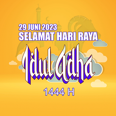 HAPPY EID ADHA 1444 H 2023 brand brand post design handphone illustration iphone iphone 14 logo nokia ui