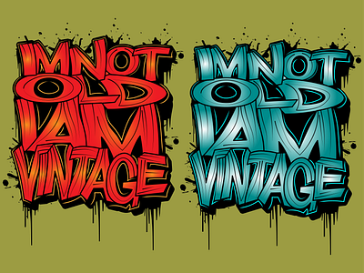 Graffiti Tshirt designs 3d design graphic design typography vector