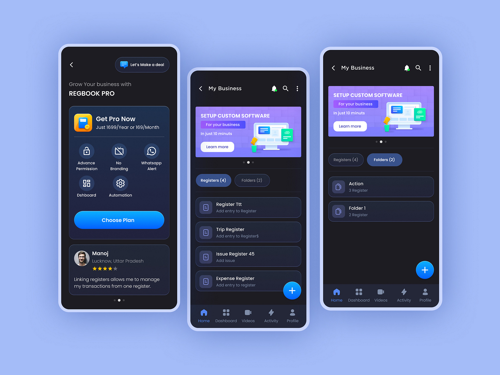 Concept App UI by Vivek Raveendran on Dribbble