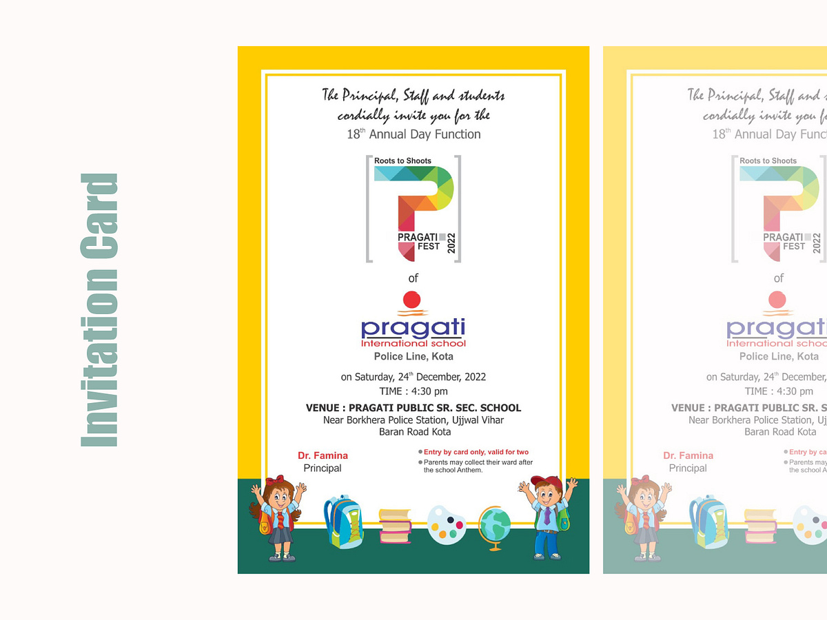 Invitation Card Design by moin khan on Dribbble