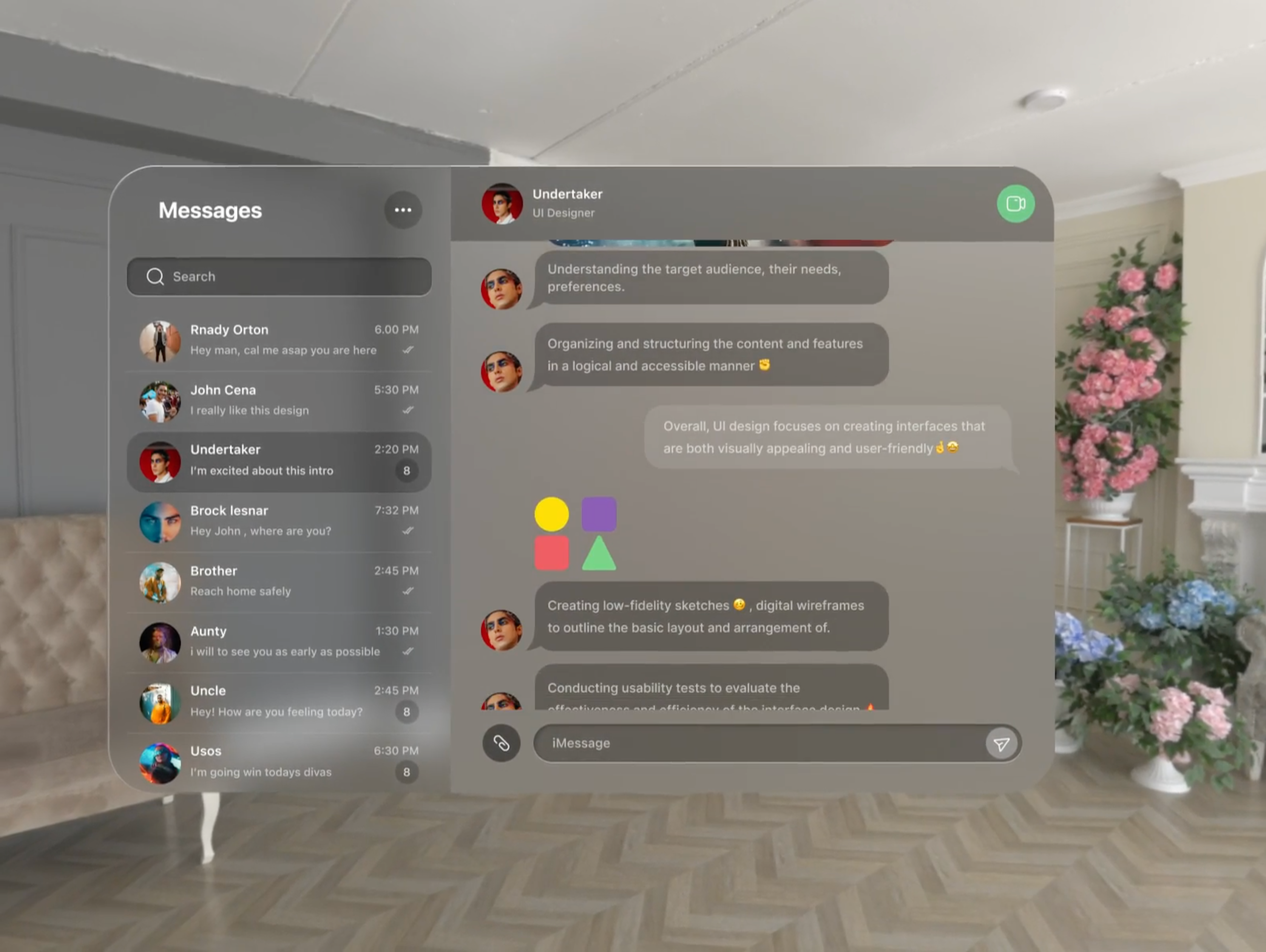 Vision Pro Interaction 3d animation app apple branding ios motion graphics product design smartapp ui uiux vision pro visionpro vr headset webapp