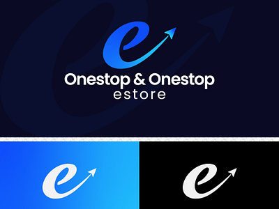 e-store logo design branding design estore logo graphic design illustration logo logo creator logo design logo vector online store logo