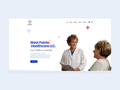 West Pointe Healthcare - Website branding design graphic design logo therapy typography ui ux website