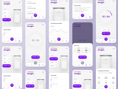 Light Theme App Design design flat minimal ui ux