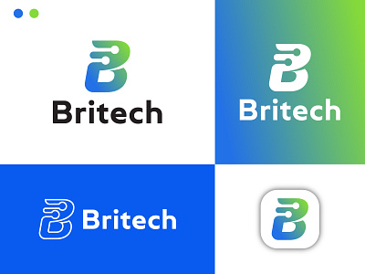 Britech logo | B + Tech logo Concept b tech logo brand identity branding britech logo btech logo concept design fintech icon identity logo logo design logodesign logos logotype minimal modern logo software logo symbol tech logo design vector