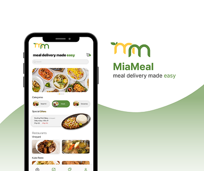 MiaMeal - Meal kit delivery app app delivery design food illustration meal mobile ui