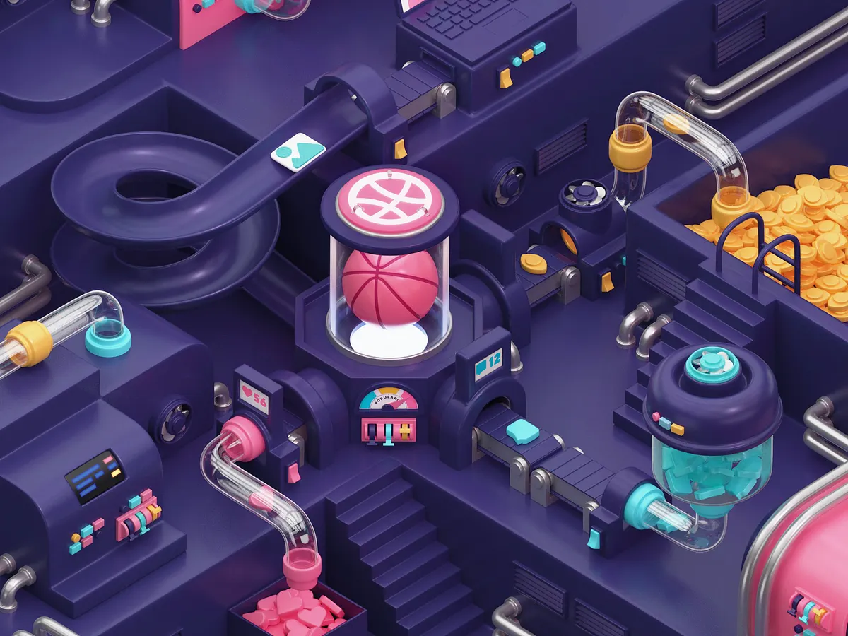 Front End Development, Font Choosing 3D Illustration by Shakuro ...
